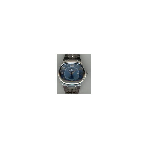 Reloj Viceroy Hombre caja y pulsera de acero, 30 m. esfera azul