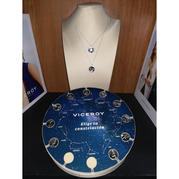 Collar Viceroy plata Colección Constelacion GEMINIS 61014C000-38G