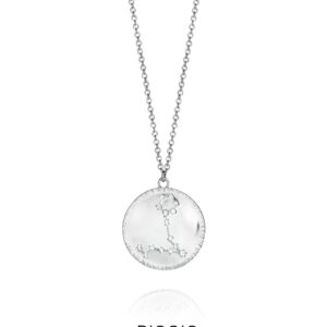Collar Viceroy plata Colección Constelacion PISCIS 61014C000-38P