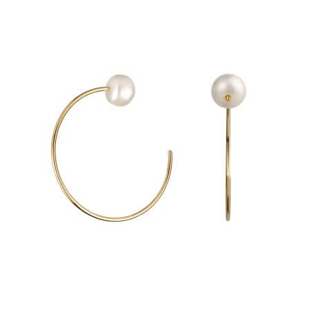 PENDIENTES ARO CON PERLA - ELEGANCE Referencia: 38.PE.01.D