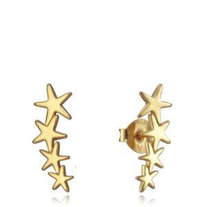Pendientes Viceroy Jewels Estrellas Plata de Ley Chapado oro 5065E000-08