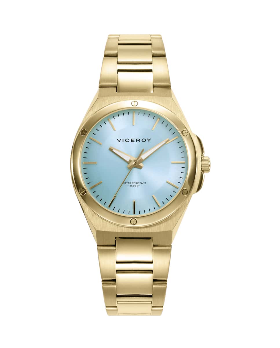 RELOJ VICEROY MUJER CHAPADO EN ORO Ref: 41136-37