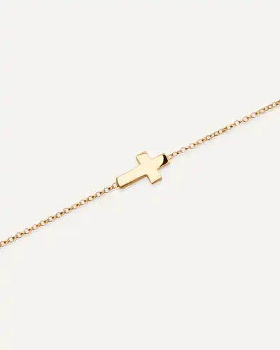 PULSERA CON CRUZ T´ADORO