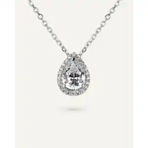 Collar BRILLIANT CUT en plata de ley y circonitas Excellence star cut.