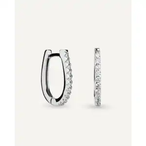 Pendientes BRILLIANT CUT en plata de ley y circonitas Excellence star cut.