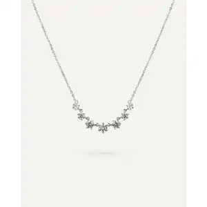 Collar BRILLIANT CUT en plata de ley y circonitas Excellence star cut.