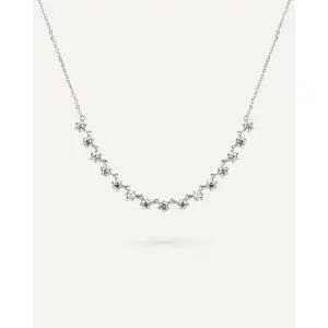 Collar BRILLIANT CUT en plata de ley y circonitas Excellence star cut.