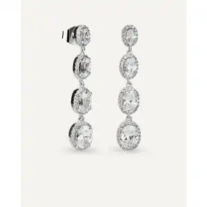 Pendientes BRILLIANT CUT en plata de ley y circonitas Excellence star cut