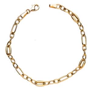 18K ORO AMARILLO HUECA ESLABONES ANCHO: 4,5 MM. LARGO: 20CM