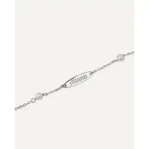 PULSERA JUNIOR CON NOMBRE EN PLATA DE LEY